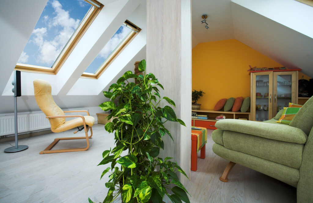 Vancouver home with Skylights