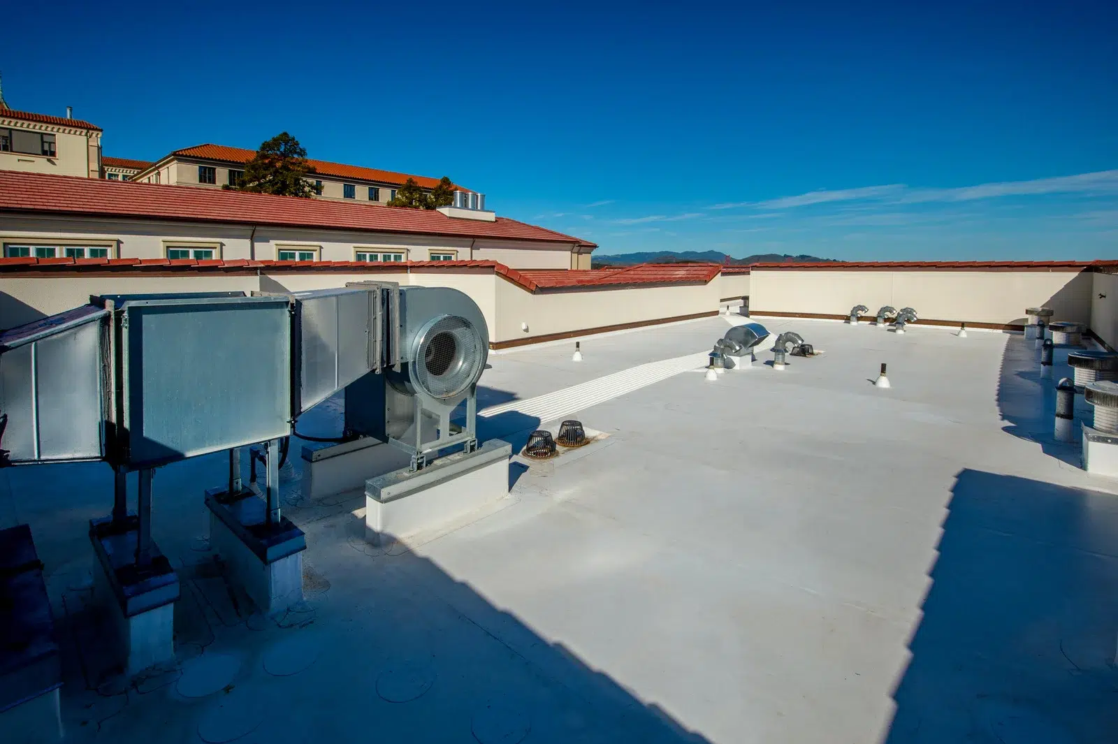 Vancouver Roofers Working in Commercial Building